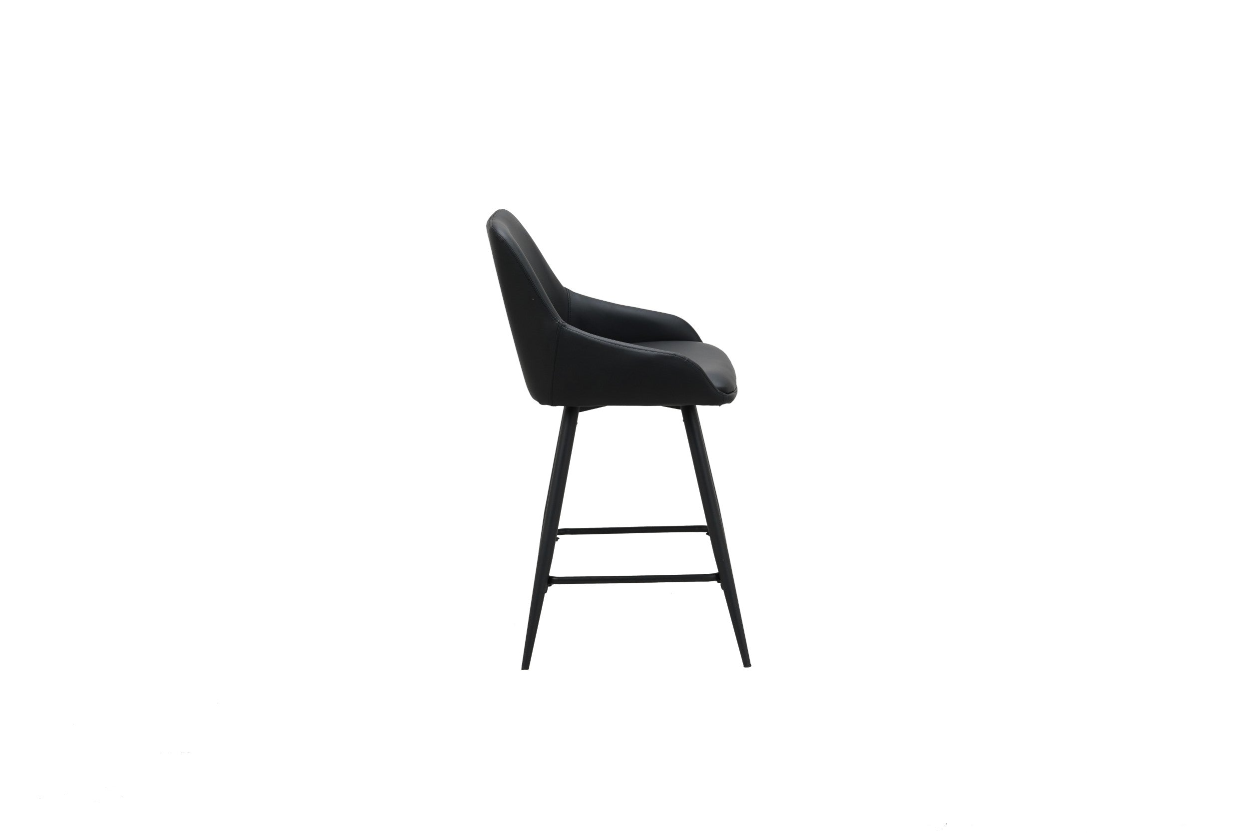 Riviera Bar Stool Black (Set of 2)
