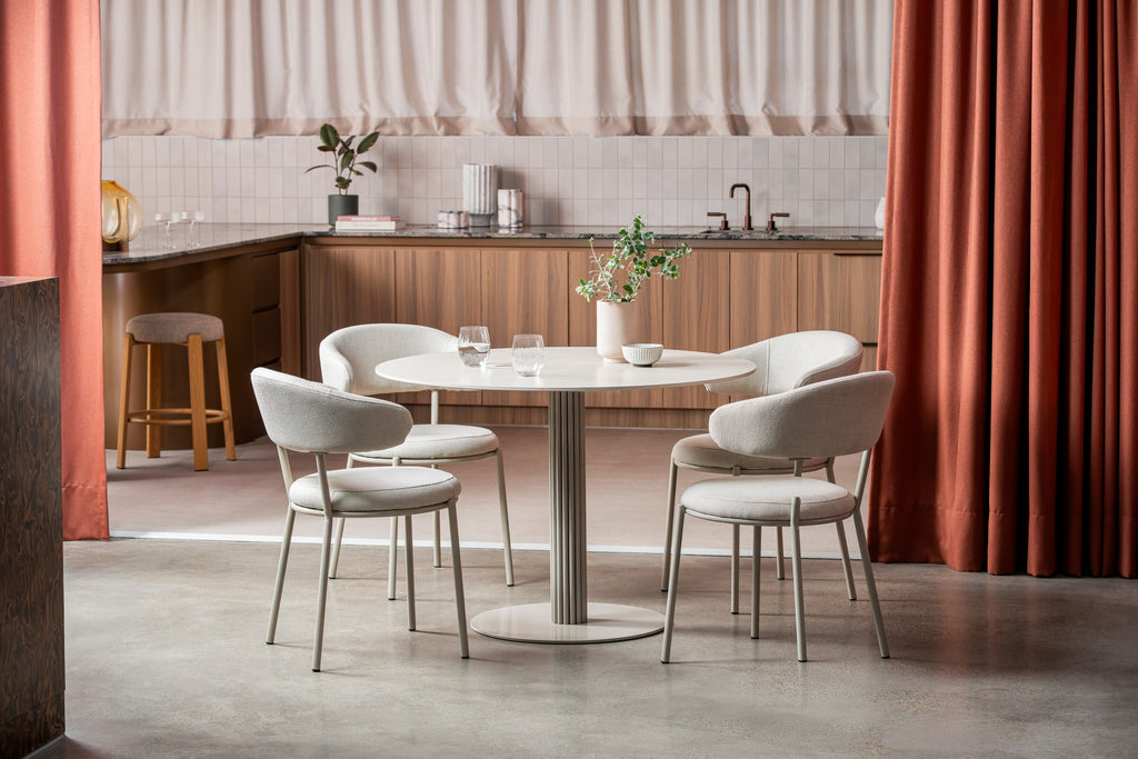Arlino Dining Table Grigio / Matte Tofu