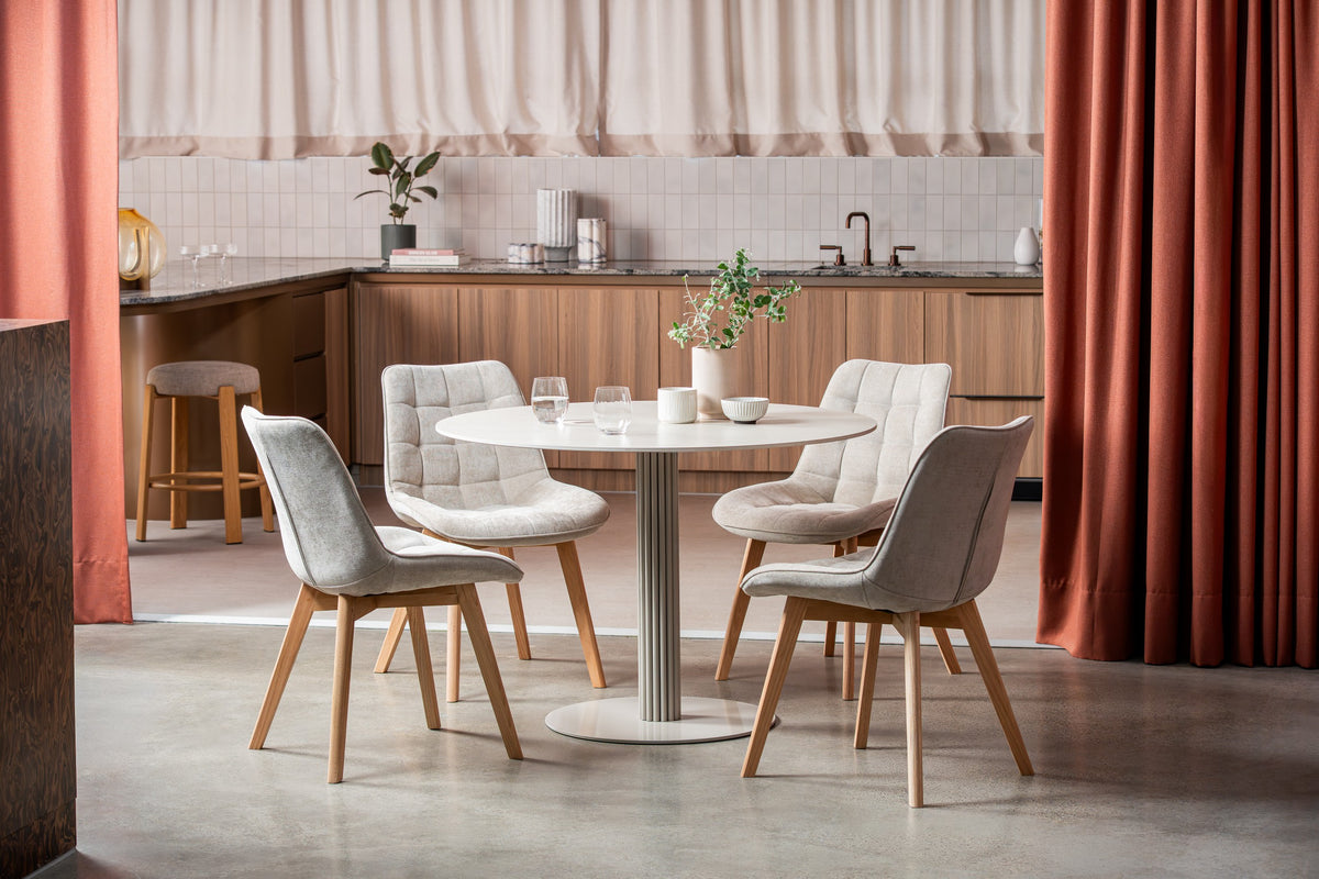 Arlino Dining Table Grigio / Matte Tofu