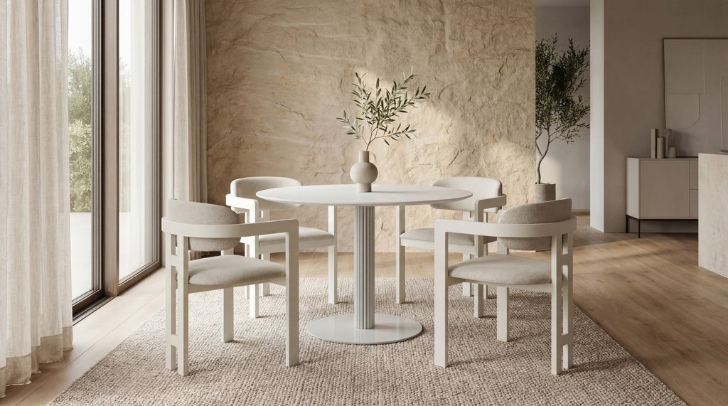 Arlino Dining Table Grigio / Matte Tofu