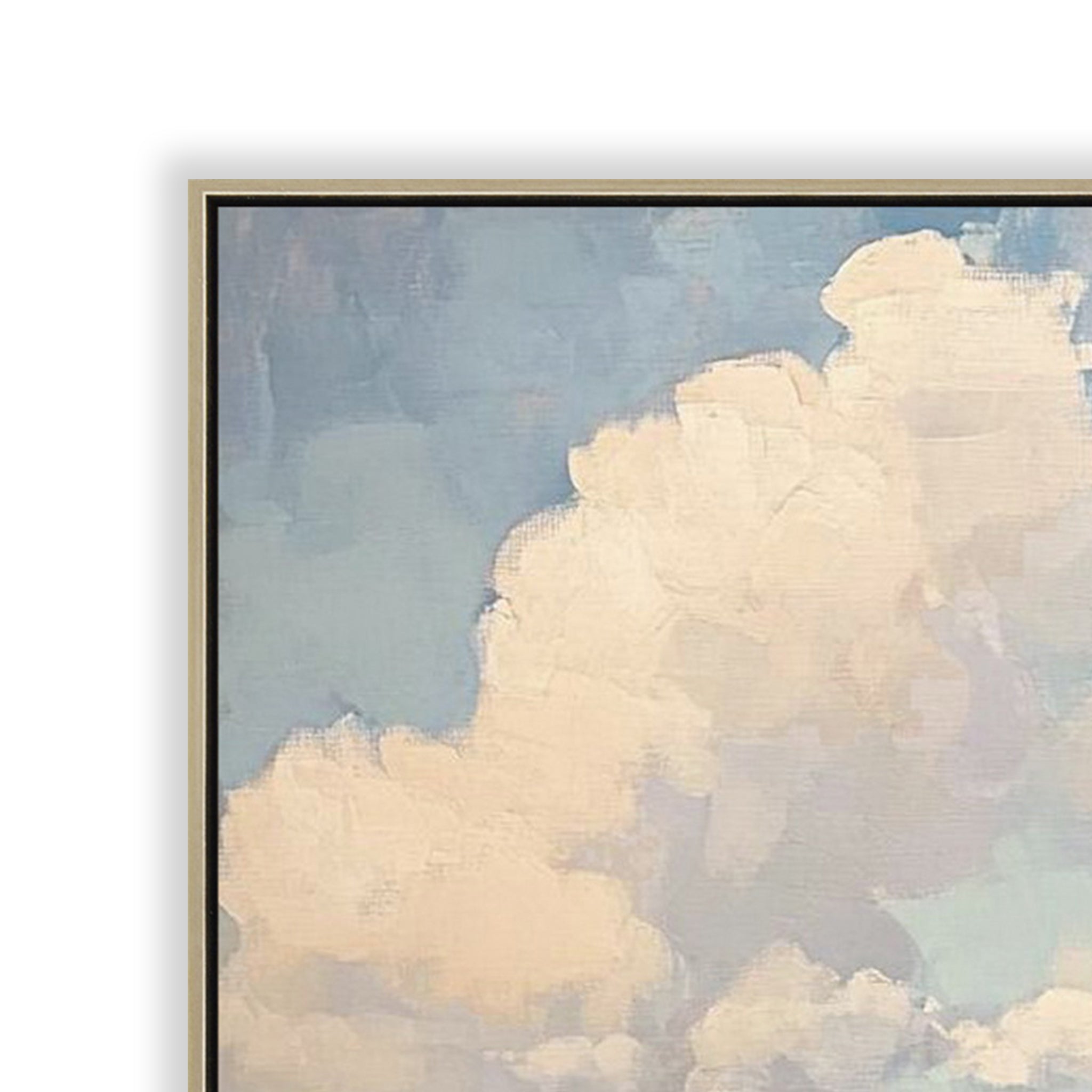120 x 80cm Framed Canvas - Natural