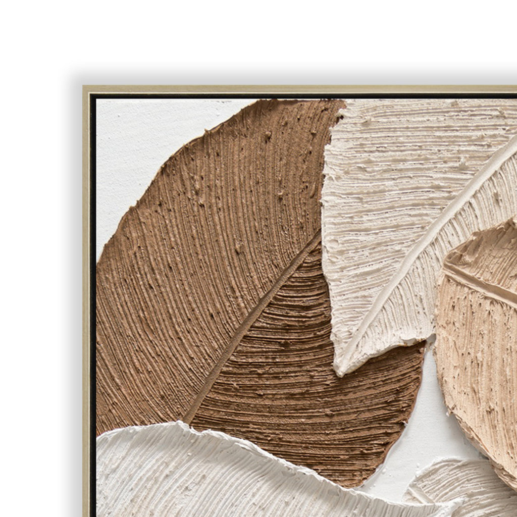80 x 120cm Framed Canvas - Natural