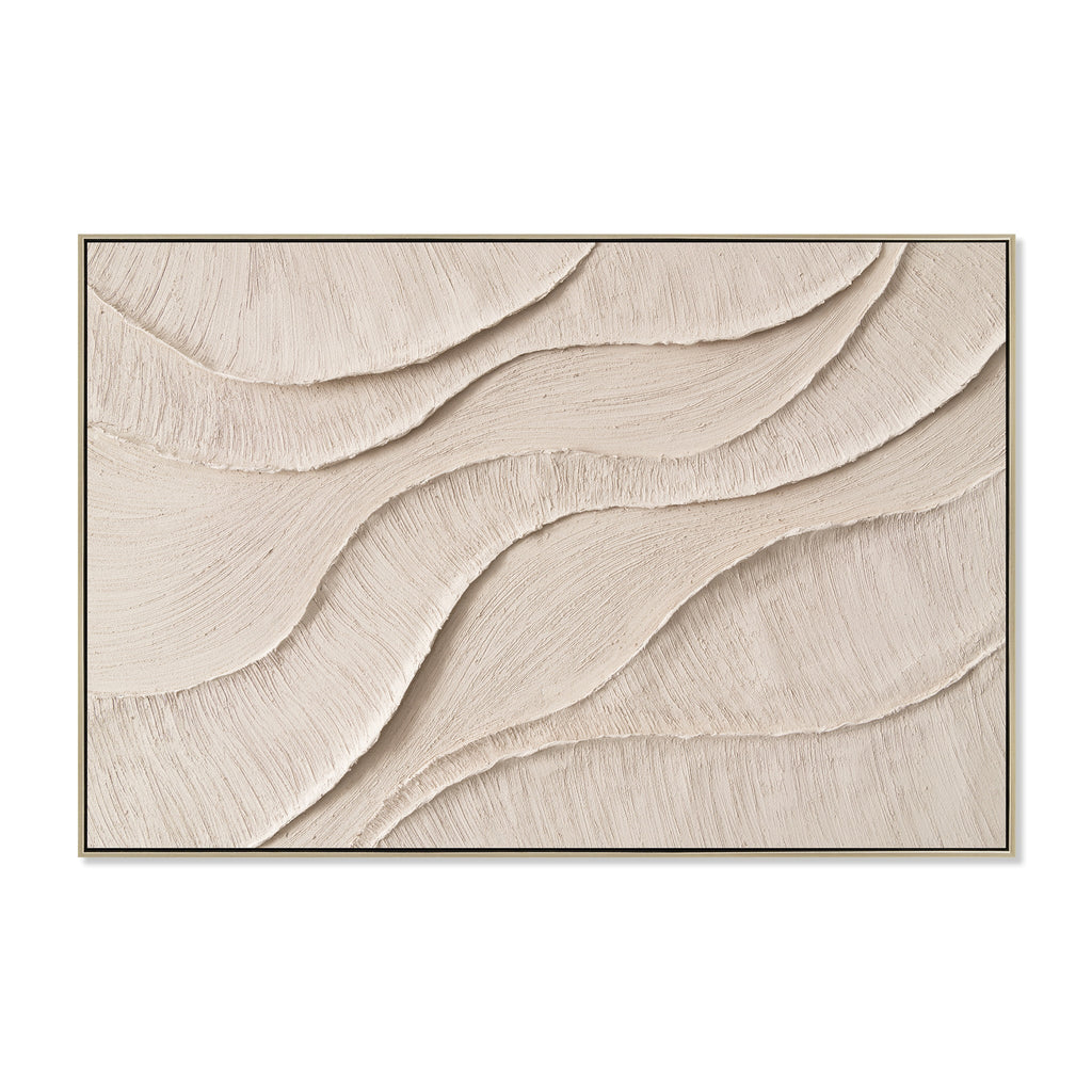 120 x 80cm Framed Canvas - Natural