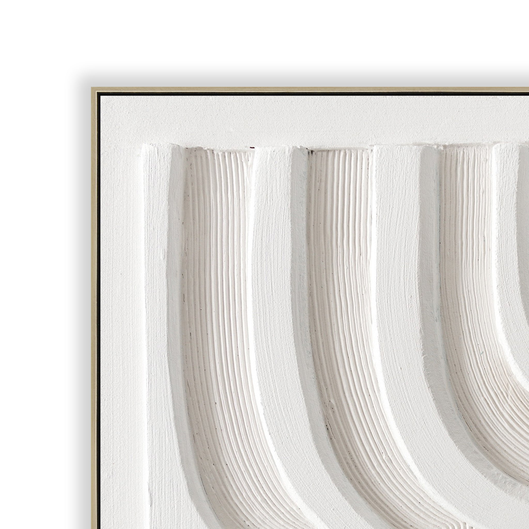 80 x 80cm Framed Canvas - Natural