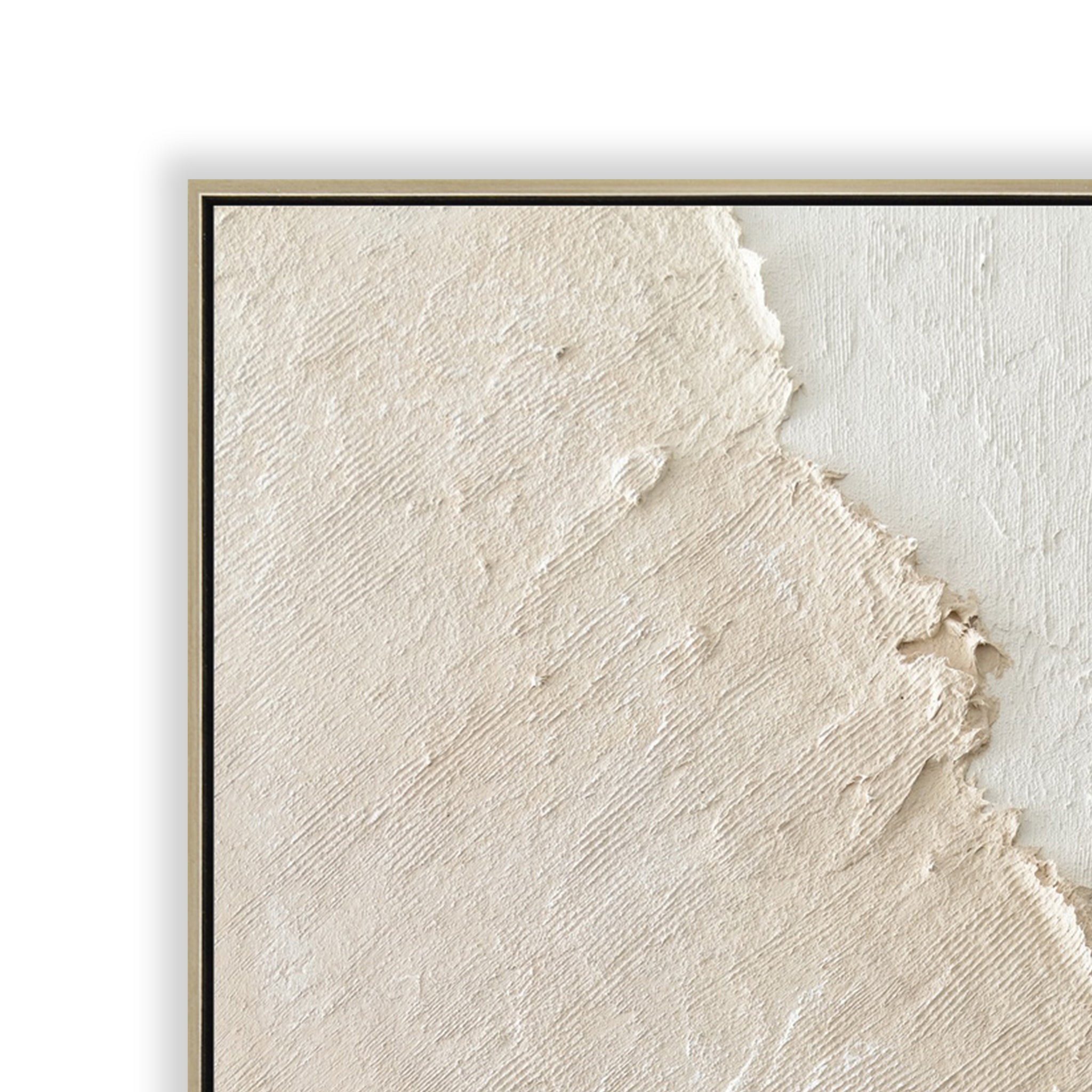 80 x 120cm Framed Canvas - Natural