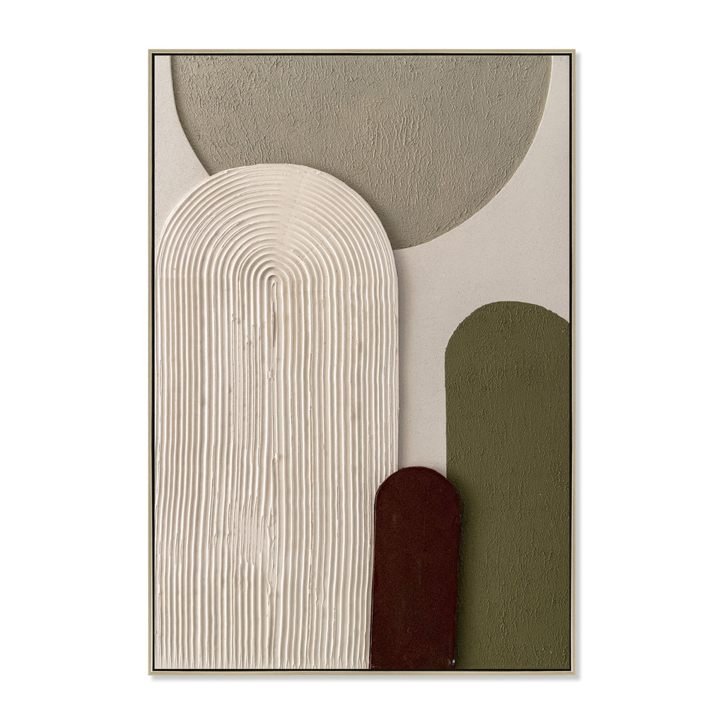 60 x 90cm Framed Canvas - Natural