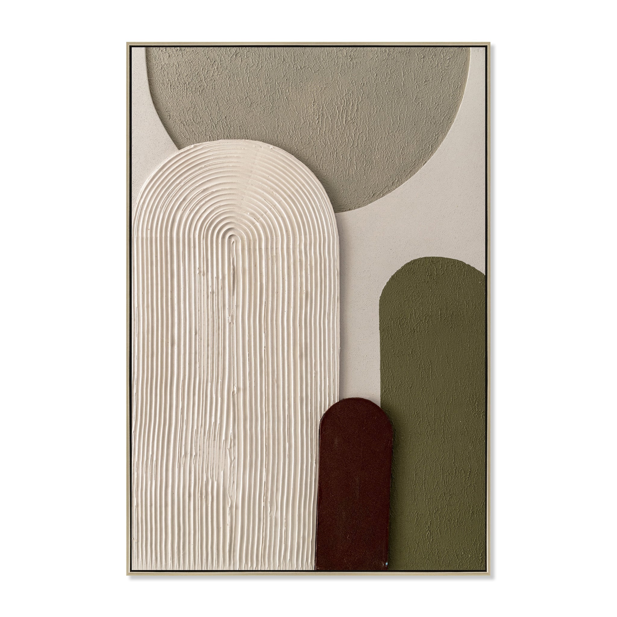 60 x 90cm Framed Canvas - Natural