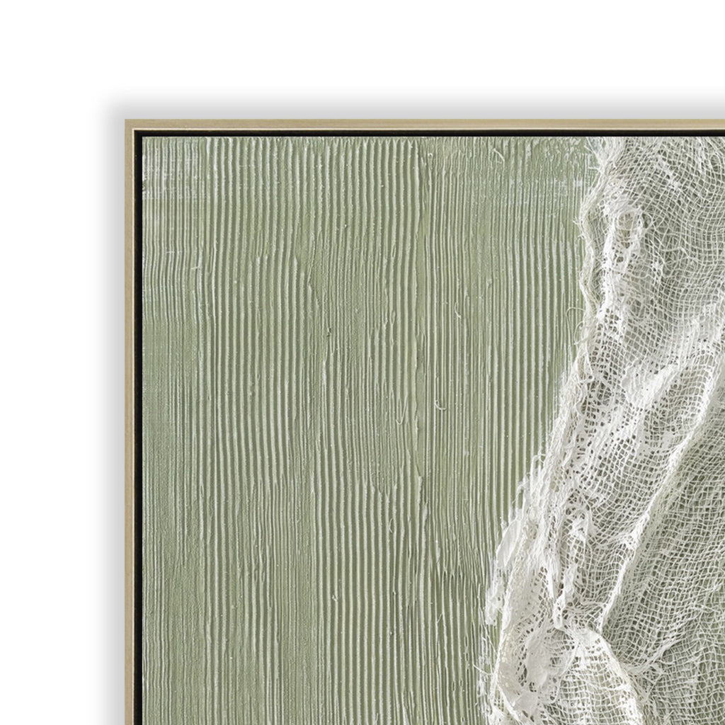 80 x 100cm Framed Canvas - Natural