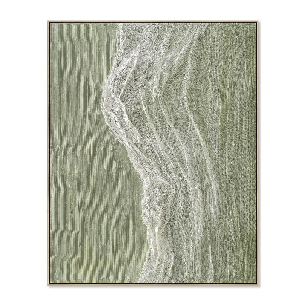 80 x 100cm Framed Canvas - Natural
