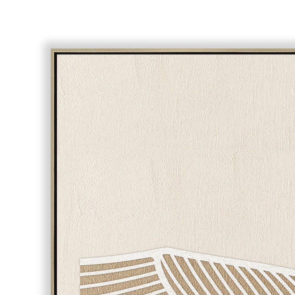 80 x 120cm Framed Canvas - Natural