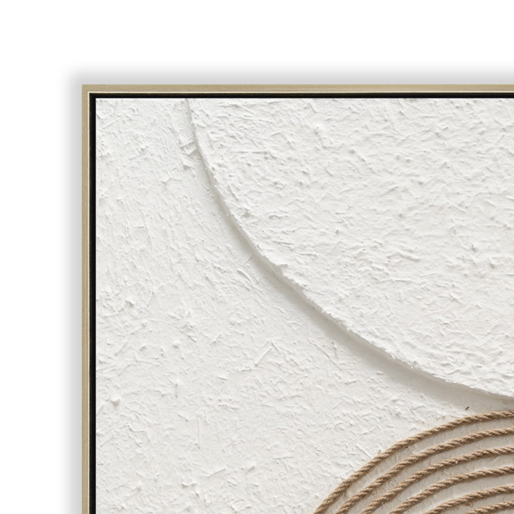 80 x 120cm Framed Canvas - Natural