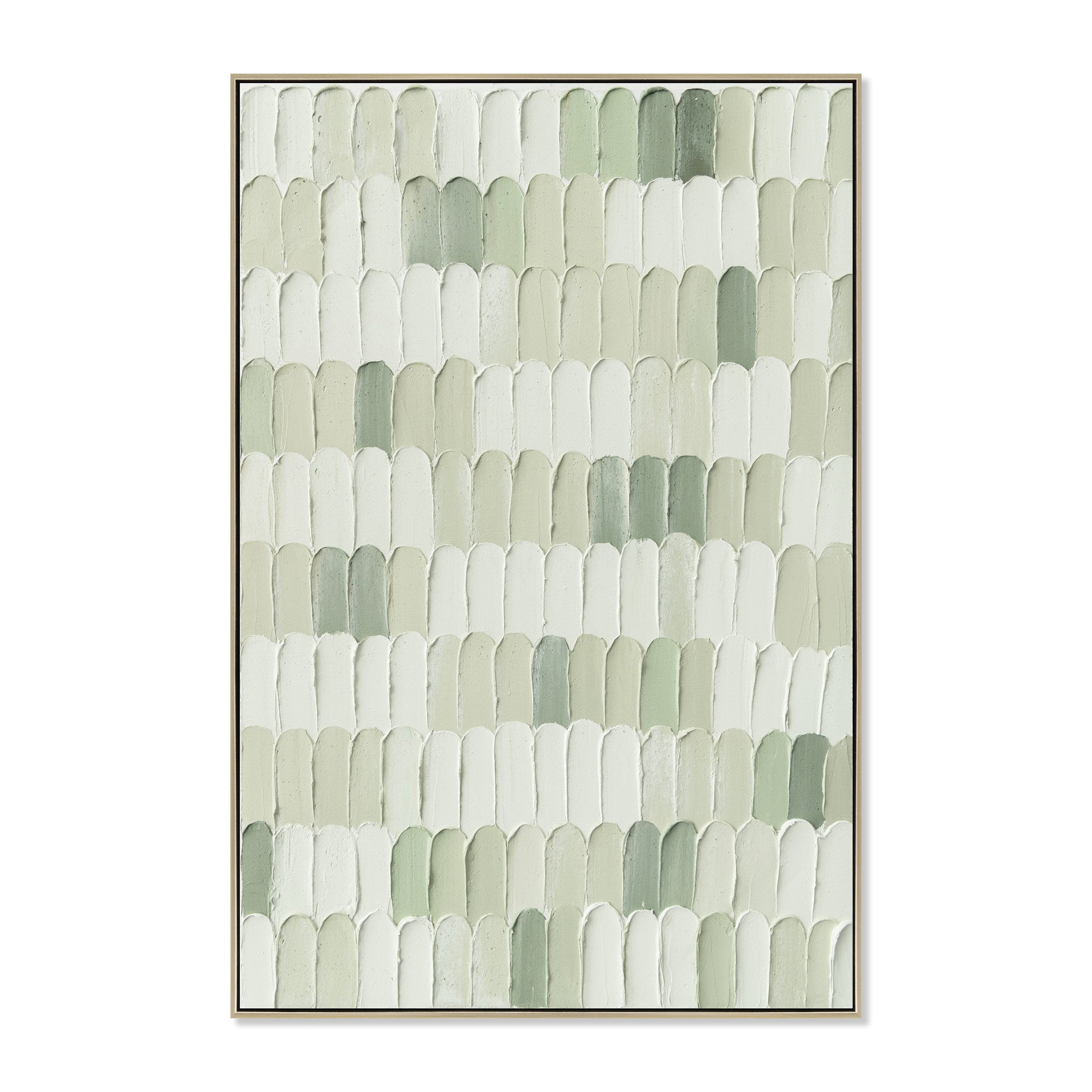 60 x 90cm Framed Canvas - Natural