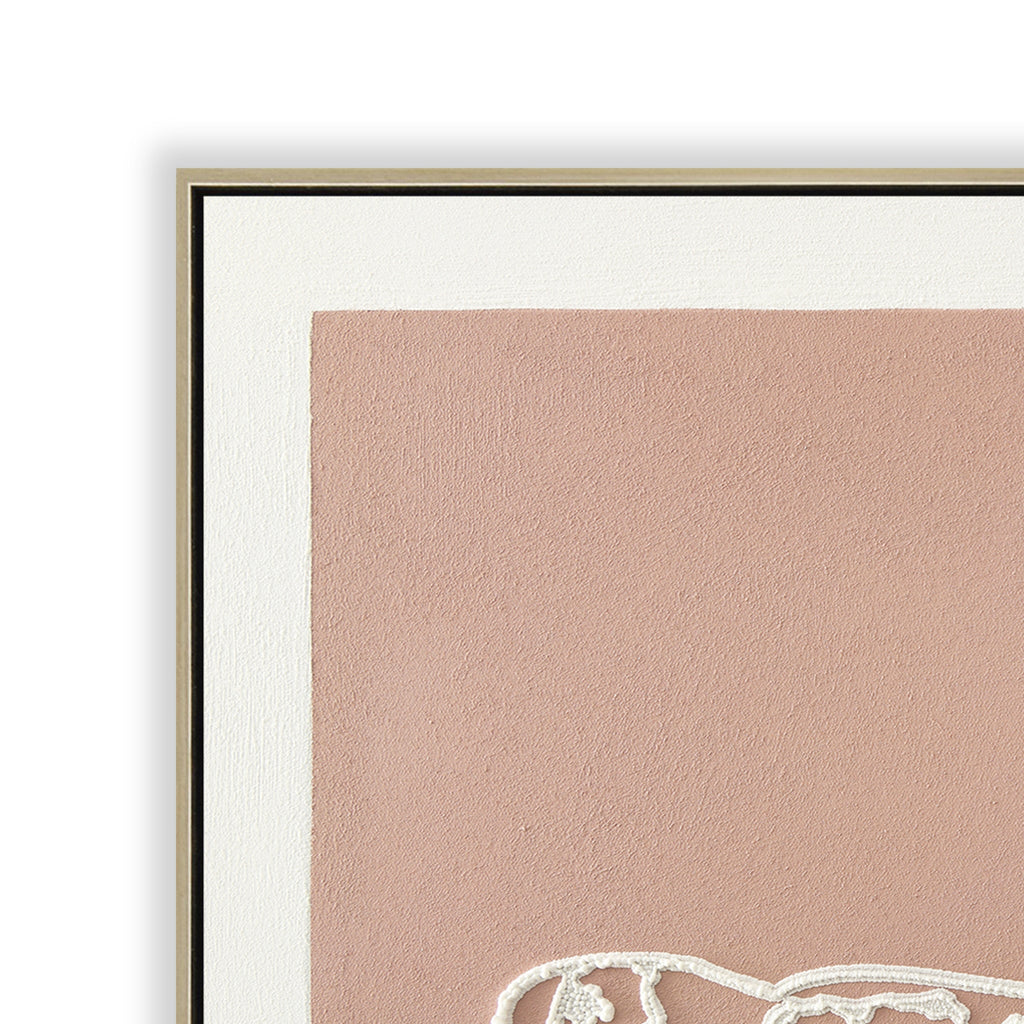 60 x 90cm Framed Canvas - Natural