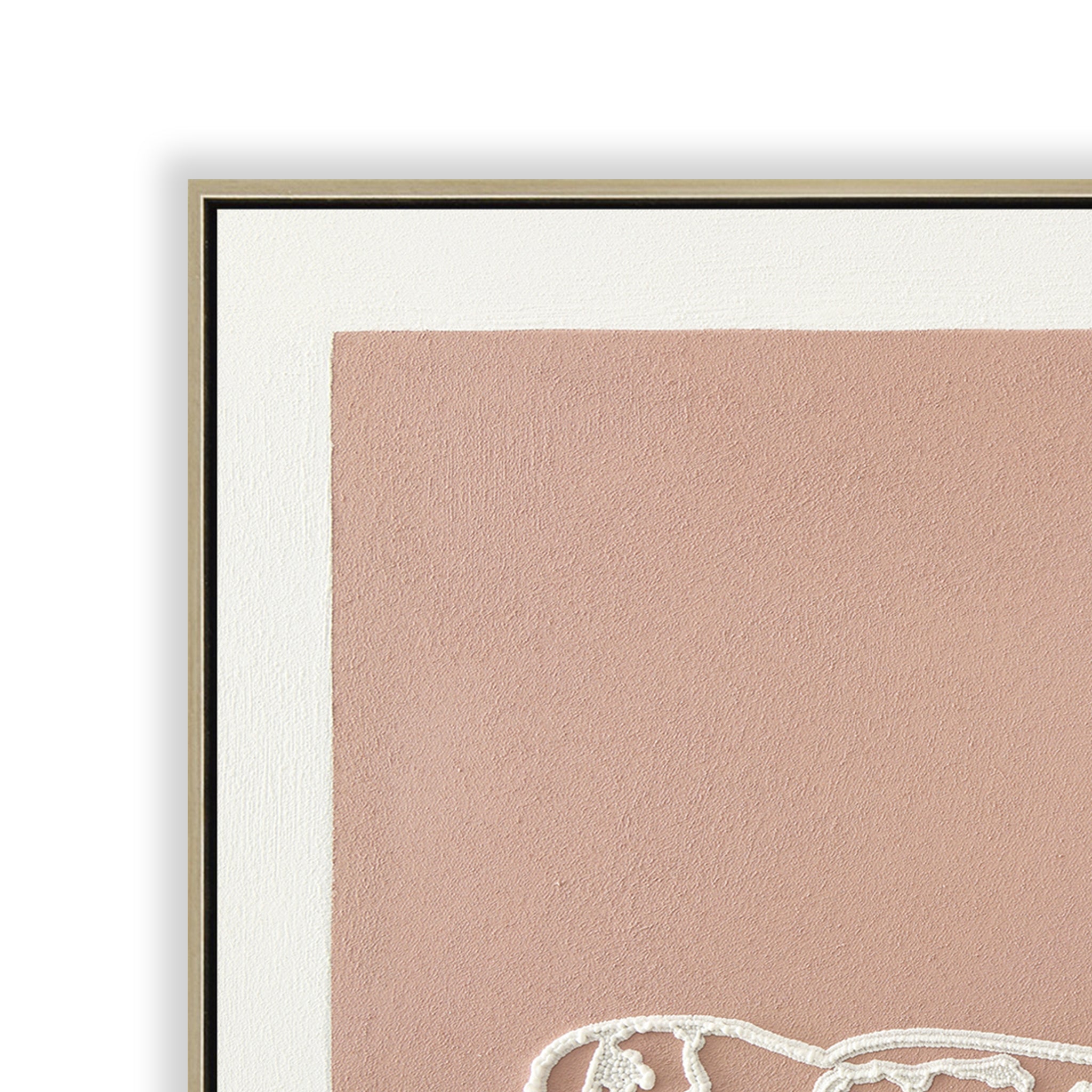 60 x 90cm Framed Canvas - Natural
