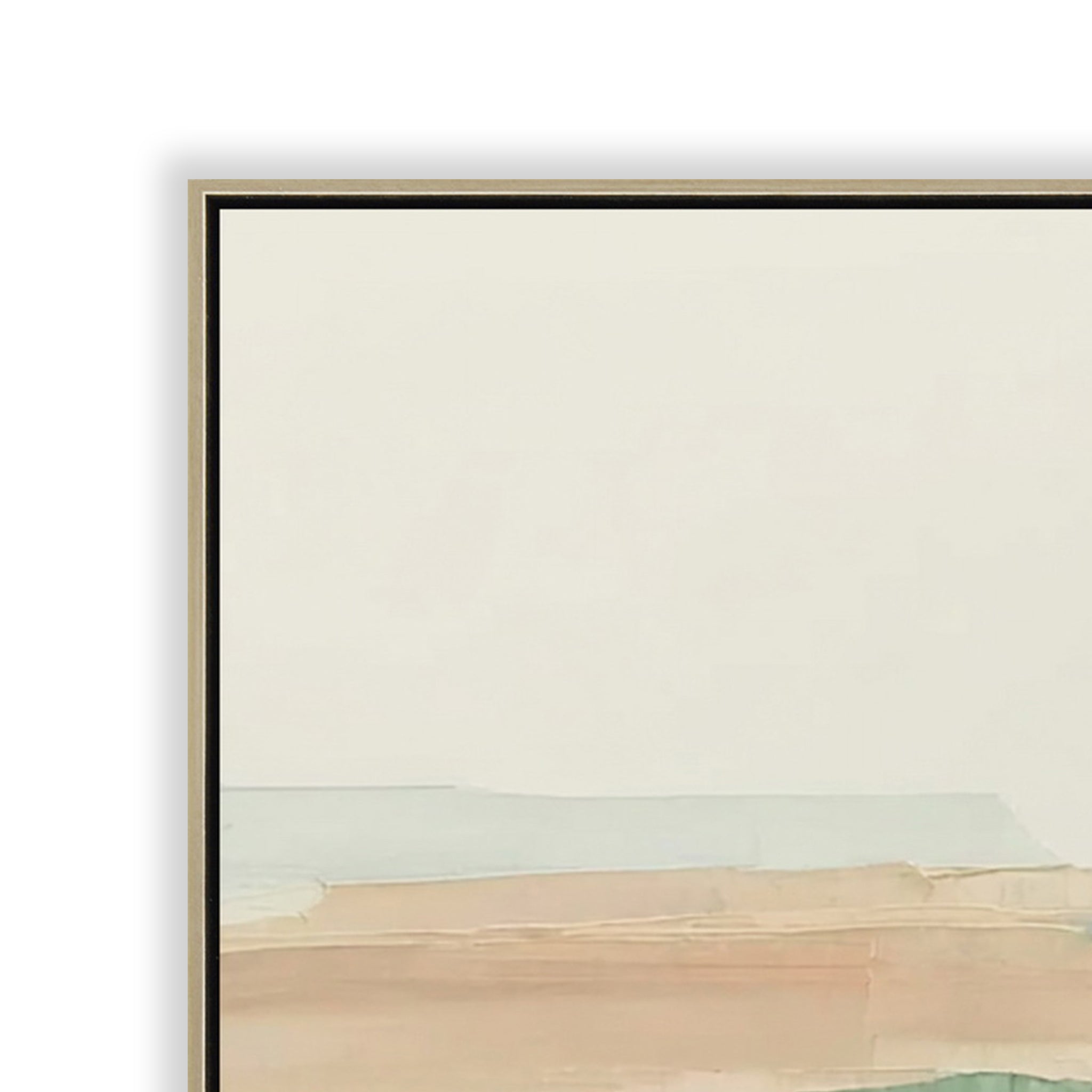 120 x 80cm Framed Canvas - Natural