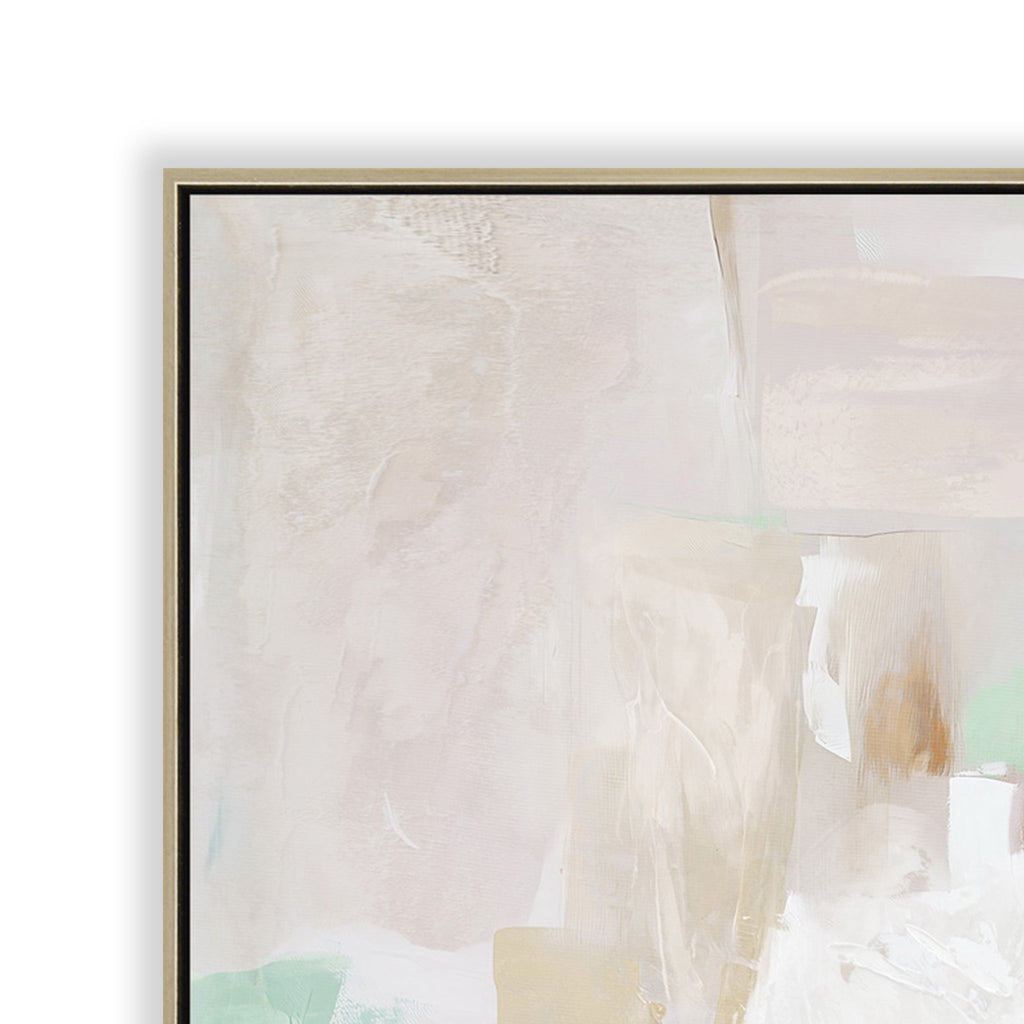 80 x 120cm Framed Canvas - Natural