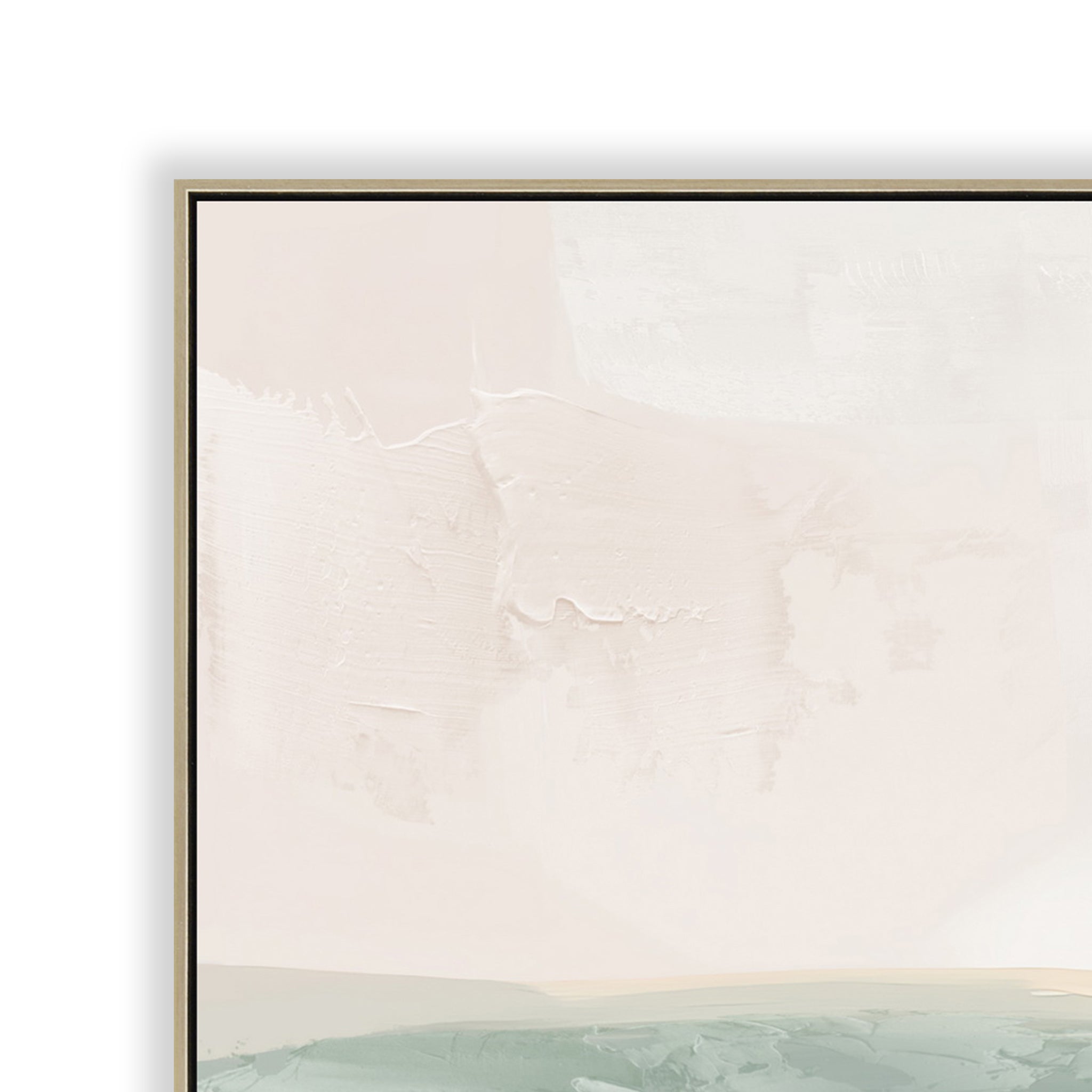80 x 80cm Framed Canvas - Natural