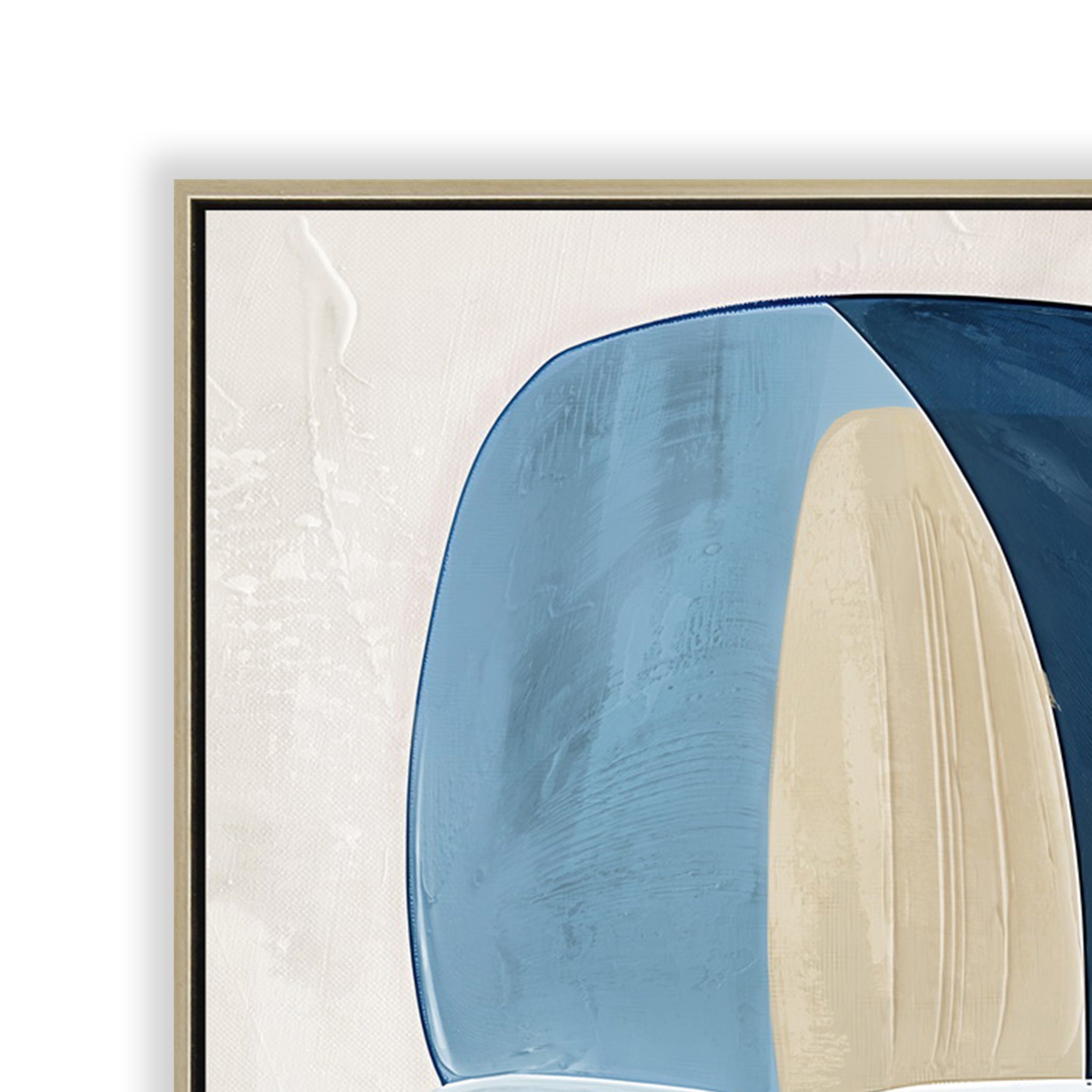80 x 120cm Framed Canvas - Natural