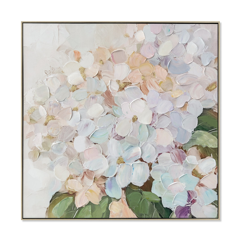80 x 80cm Framed Canvas - Natural