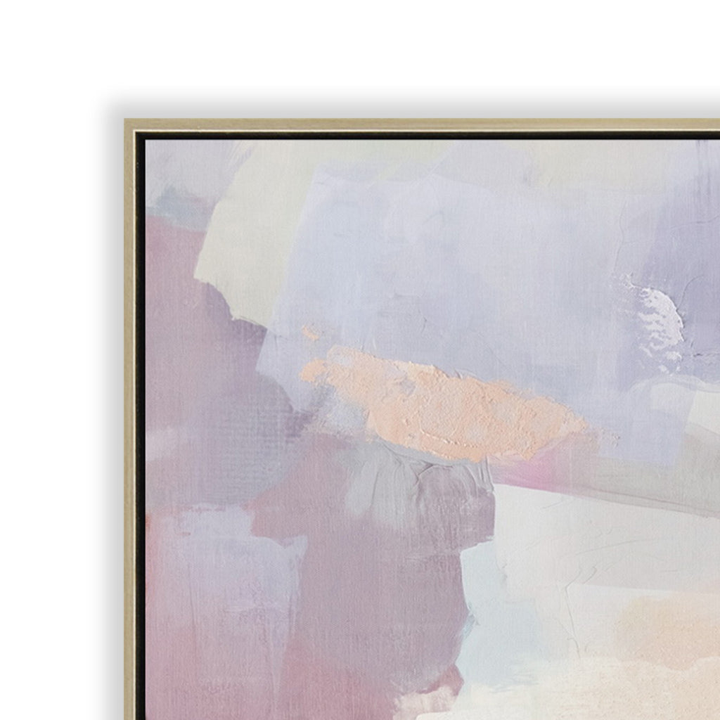 90 x 140cm Framed Canvas - Natural