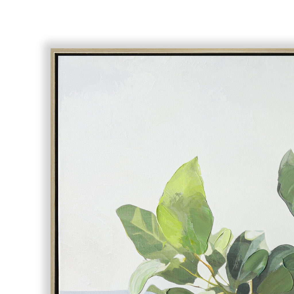 60 x 90cm Framed Canvas - Natural
