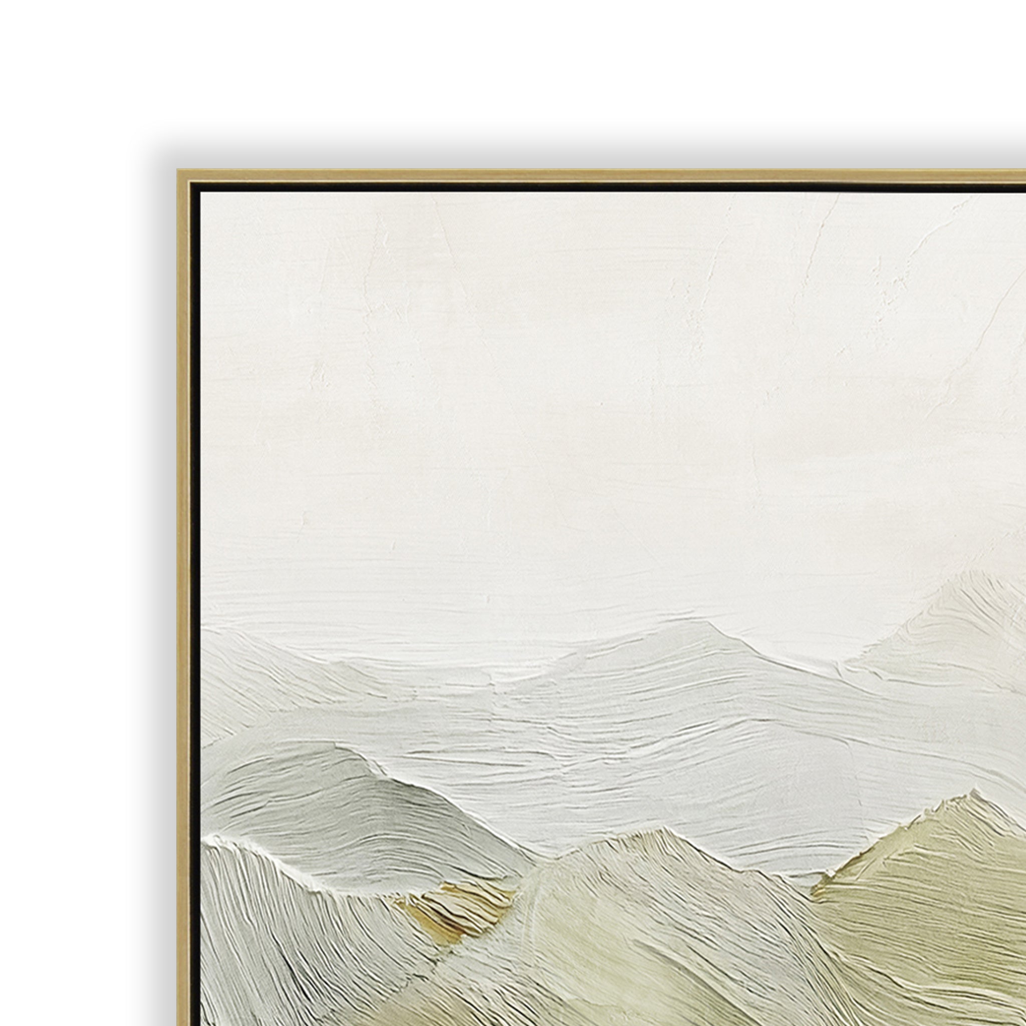 150 x 120cm Framed Canvas - Light Natural