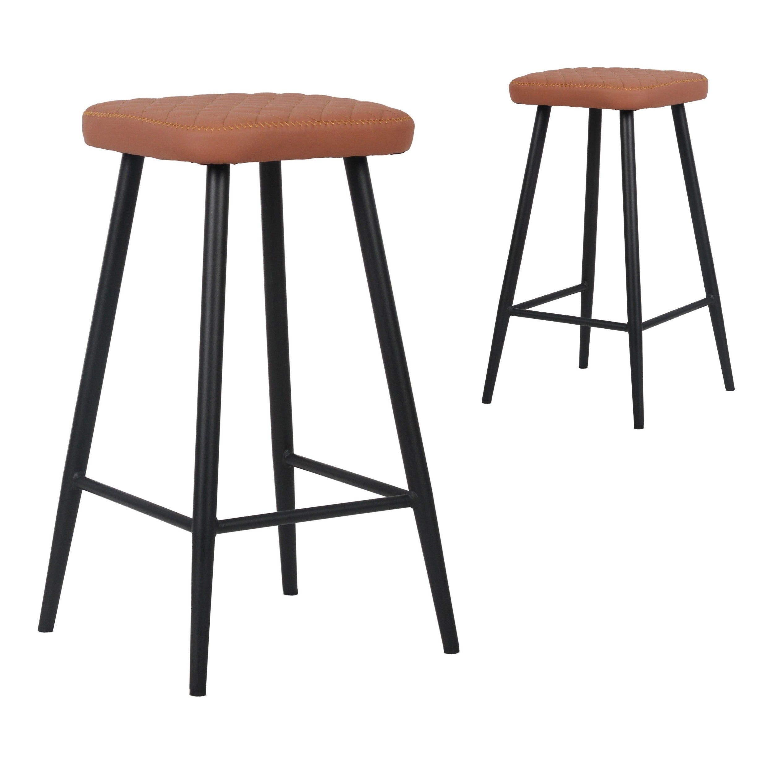 Zephyr Bar Stool Tan (Set of 2)