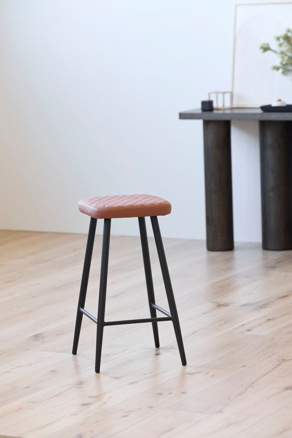 Zephyr Bar Stool Tan (Set of 2)