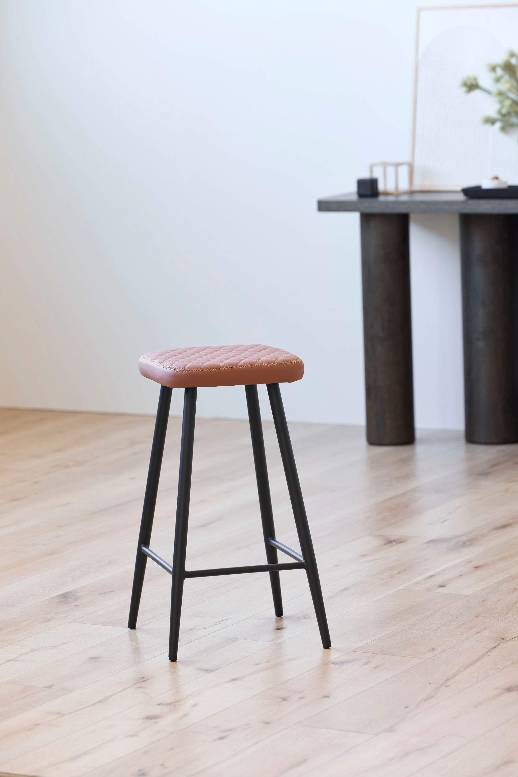 Zephyr Bar Stool Tan (Set of 2)