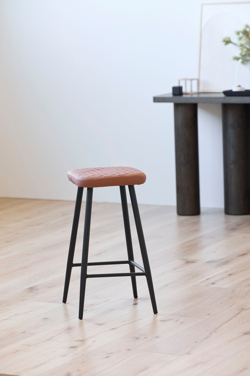 Zephyr Bar Stool Tan (Set of 2)