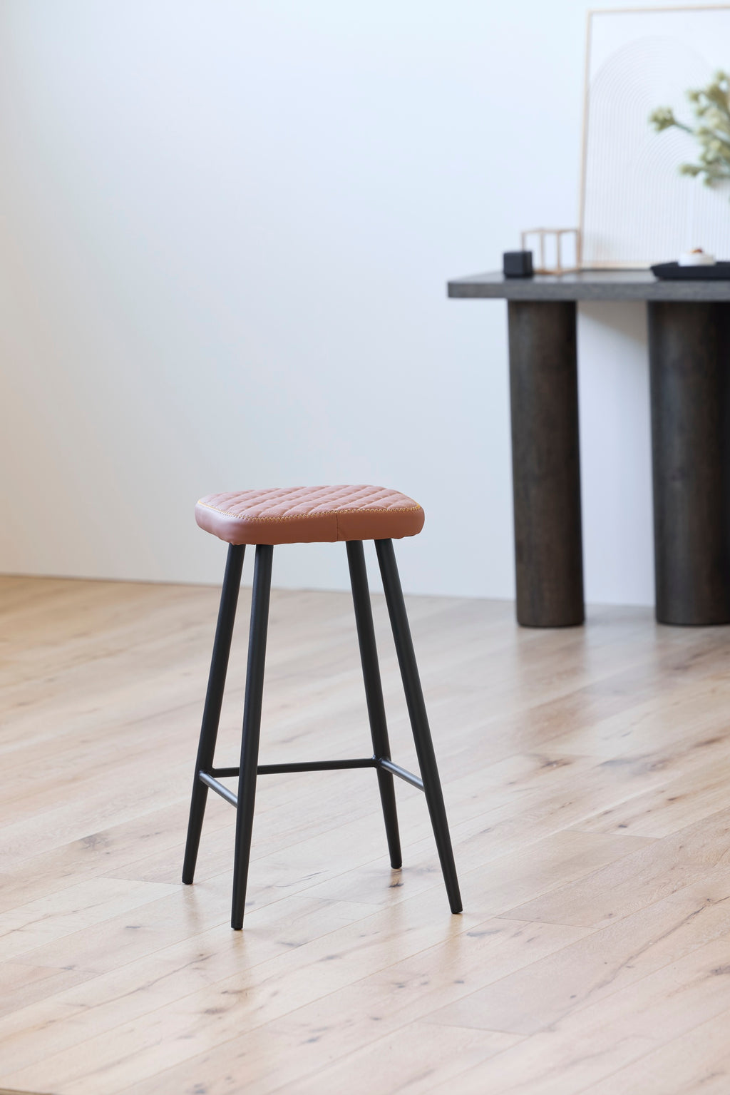 Zephyr Bar Stool Tan (Set of 2)
