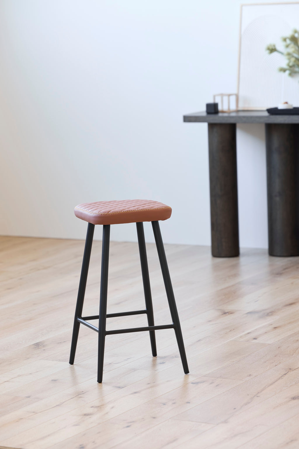 Zephyr Bar Stool Tan (Set of 2)