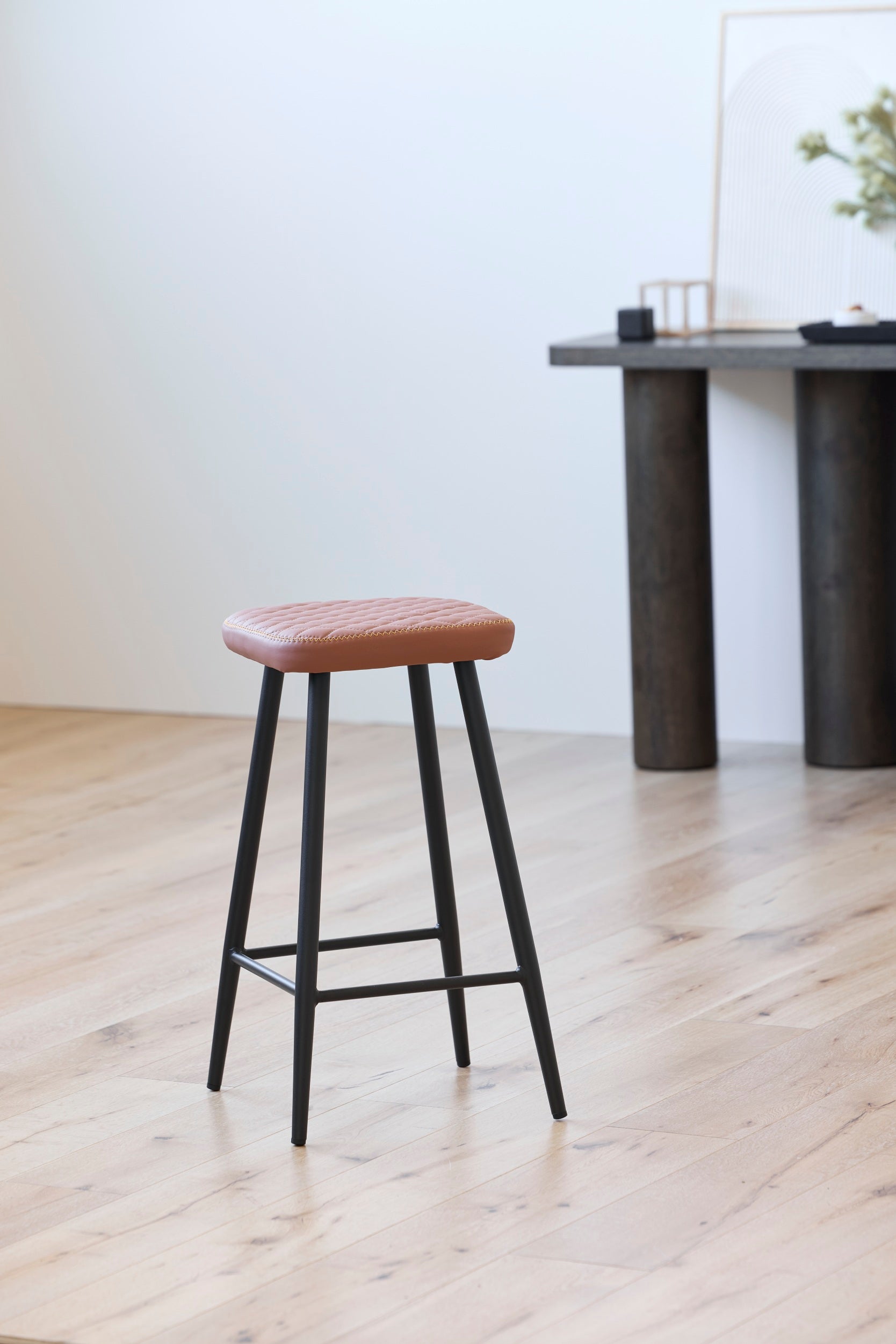 Zephyr Bar Stool Tan (Set of 2)