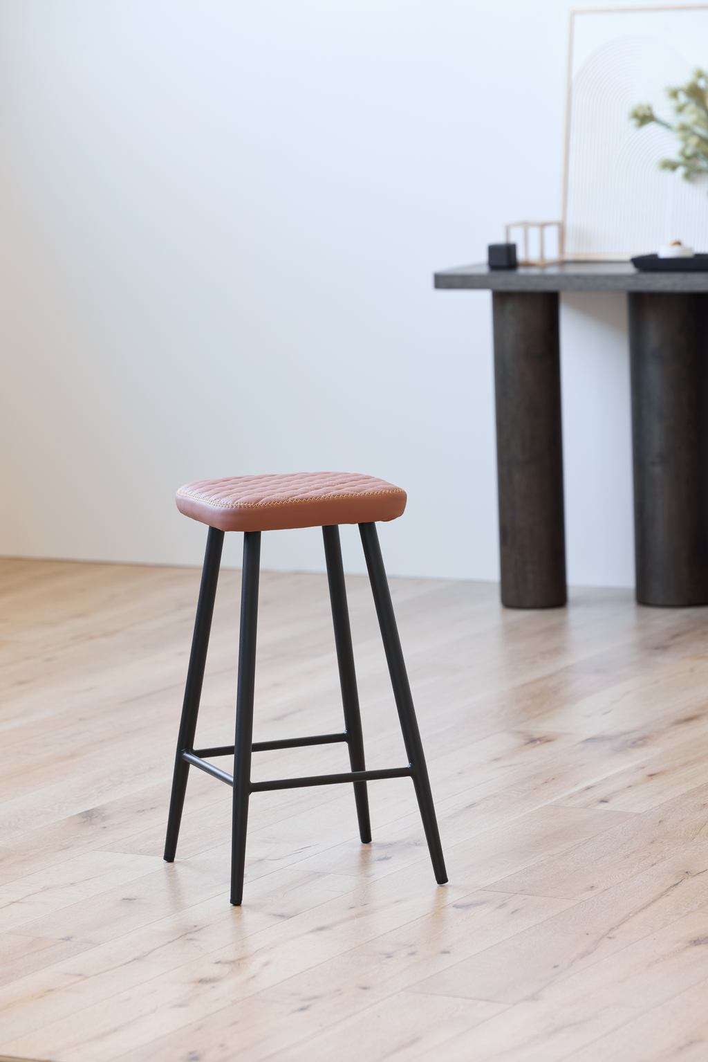Azario Bar Stool Tan (Set of 2)