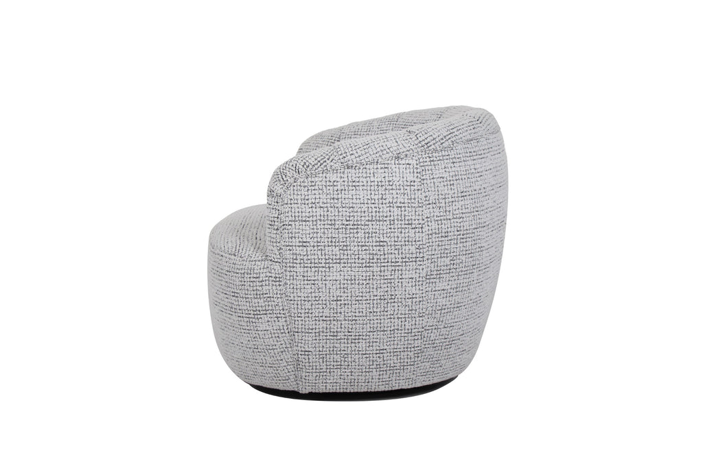 Slate Swivel Occasional Chair Grey