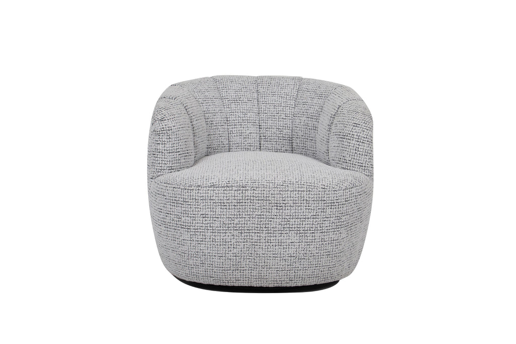 Slate Swivel Occasional Chair Grey