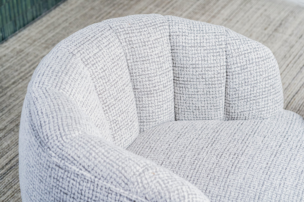 Slate Swivel Occasional Chair Grey