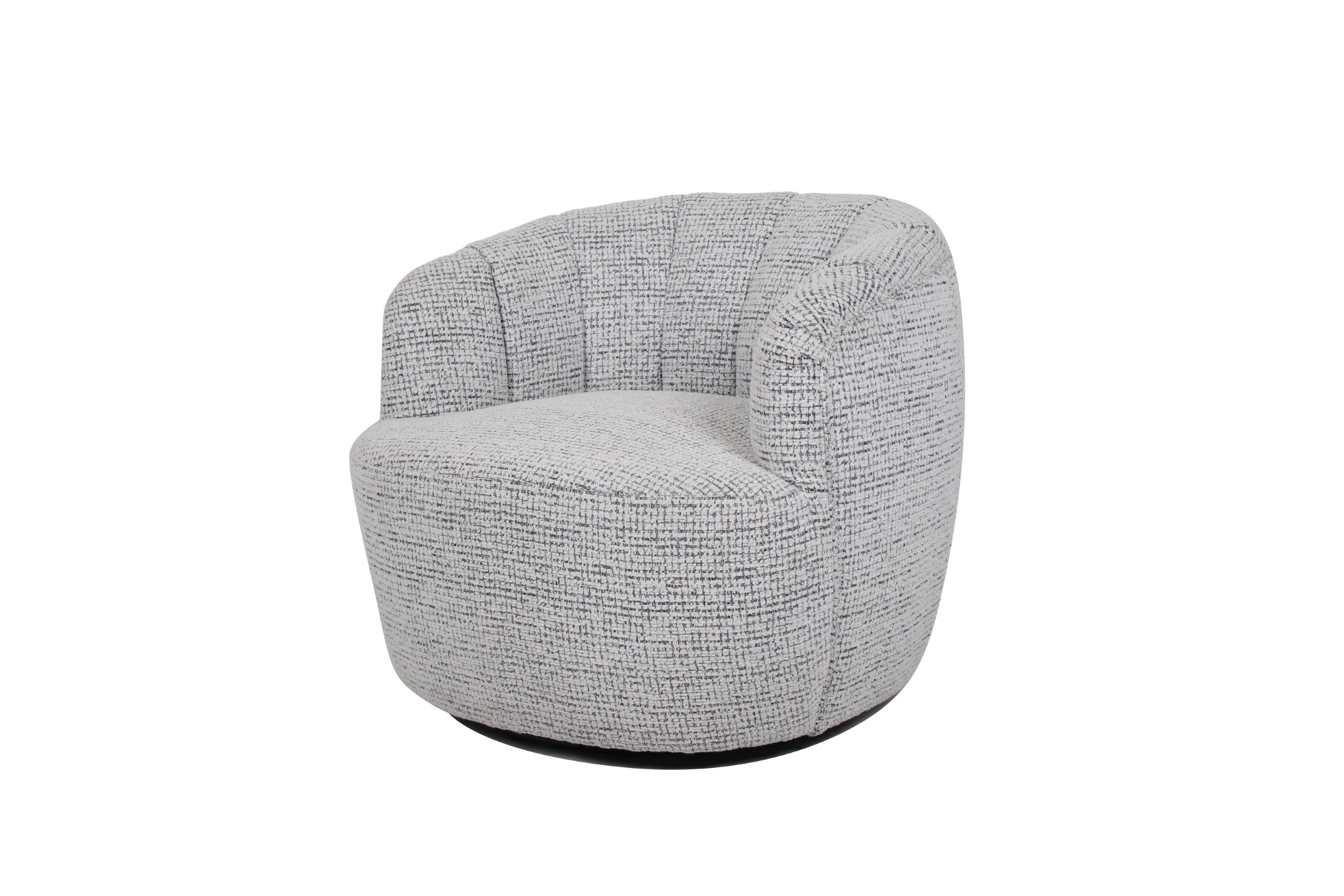 Slate Swivel Occasional Chair Grey