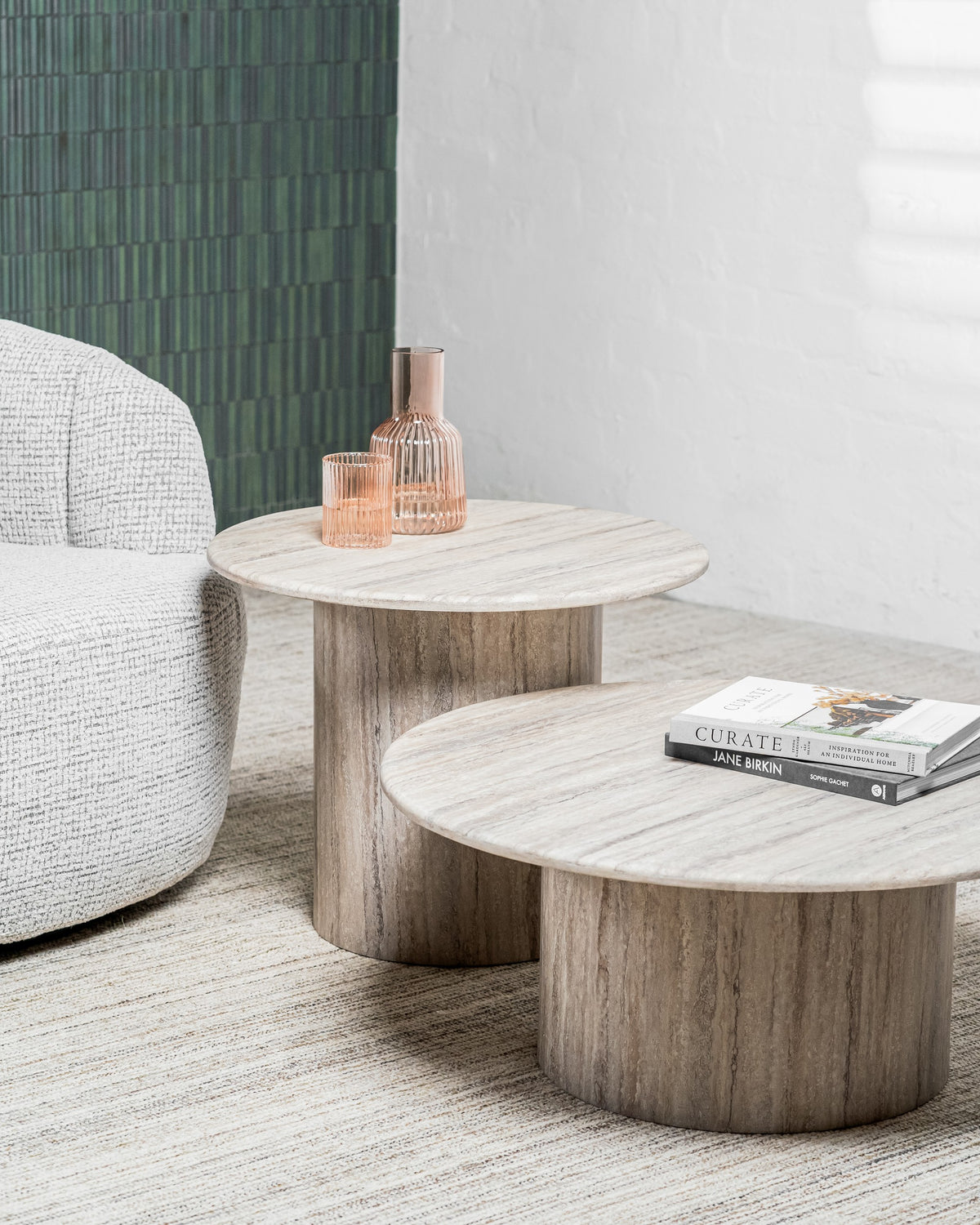 Sevara Coffee Table Grey Marble