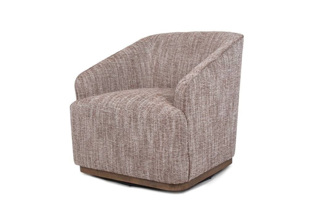 Ember Swivel Occasional Chair Chestnut