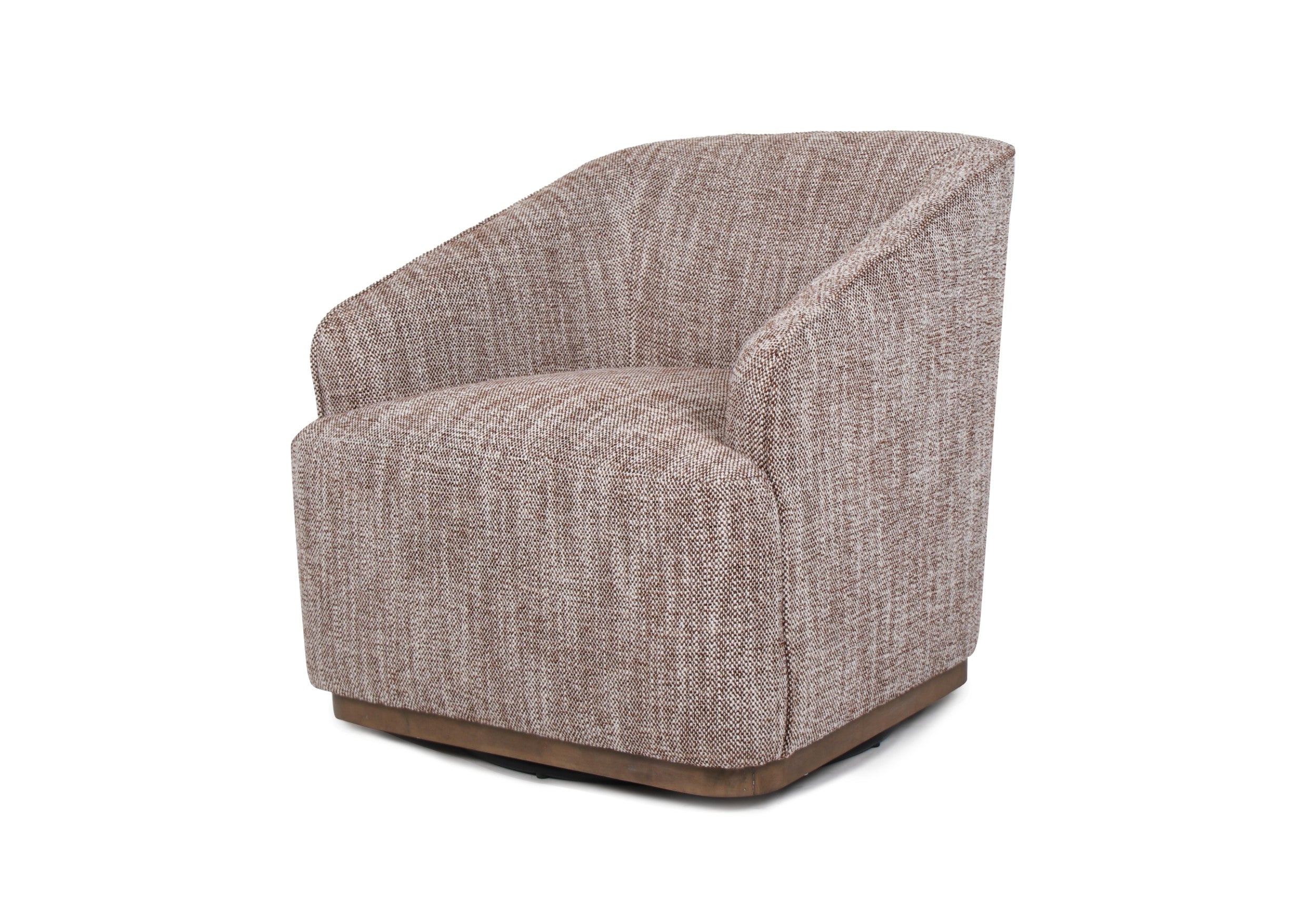 Ember Swivel Occasional Chair Chestnut