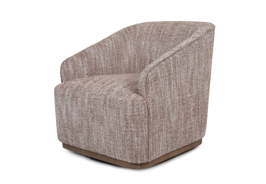 Ember Swivel Occasional Chair Chestnut