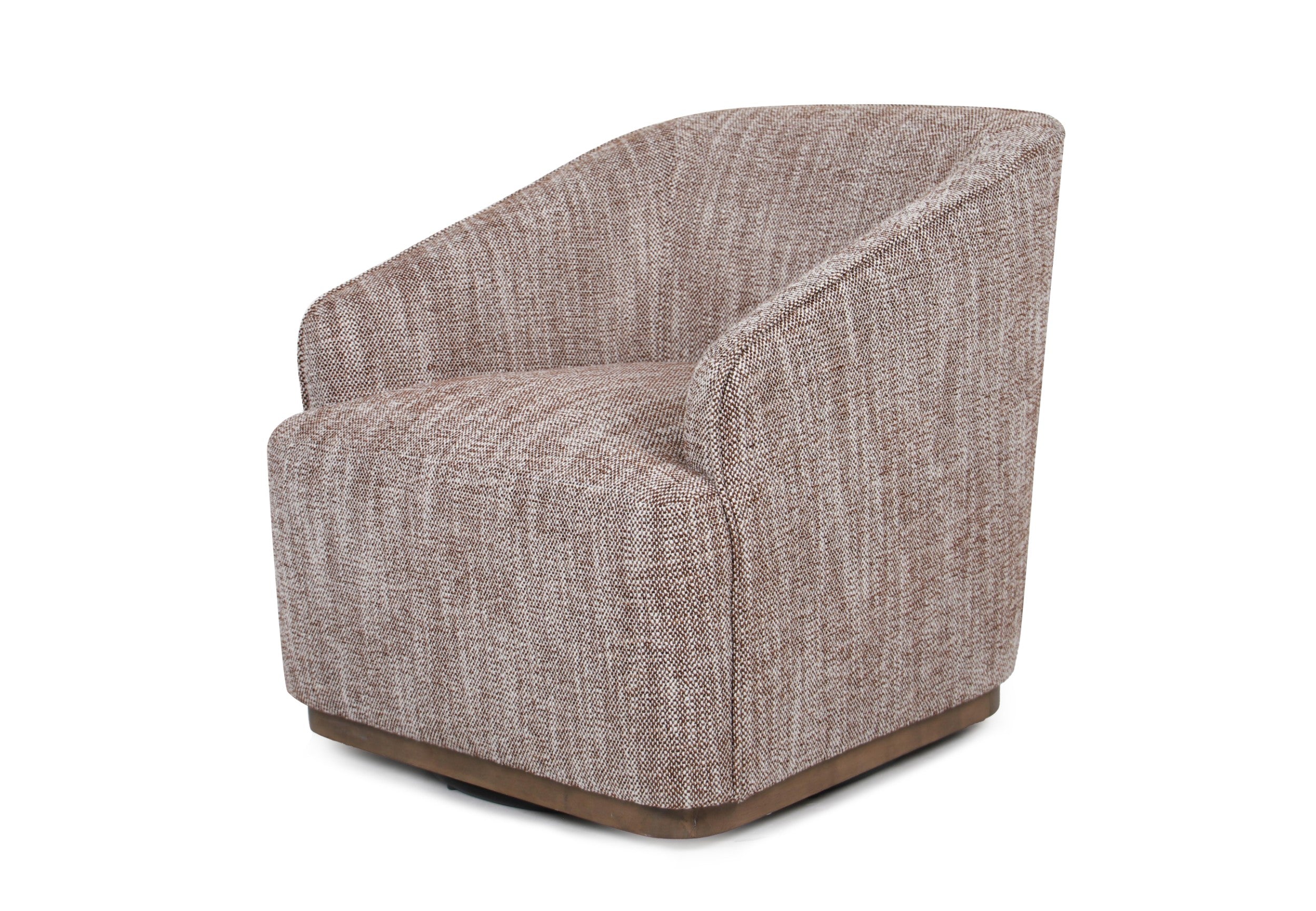 Ember Swivel Occasional Chair Chestnut