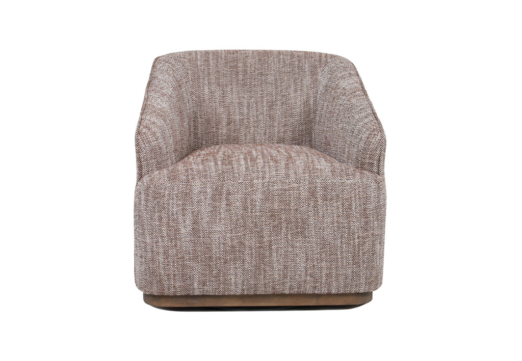 Ember Swivel Occasional Chair Chestnut