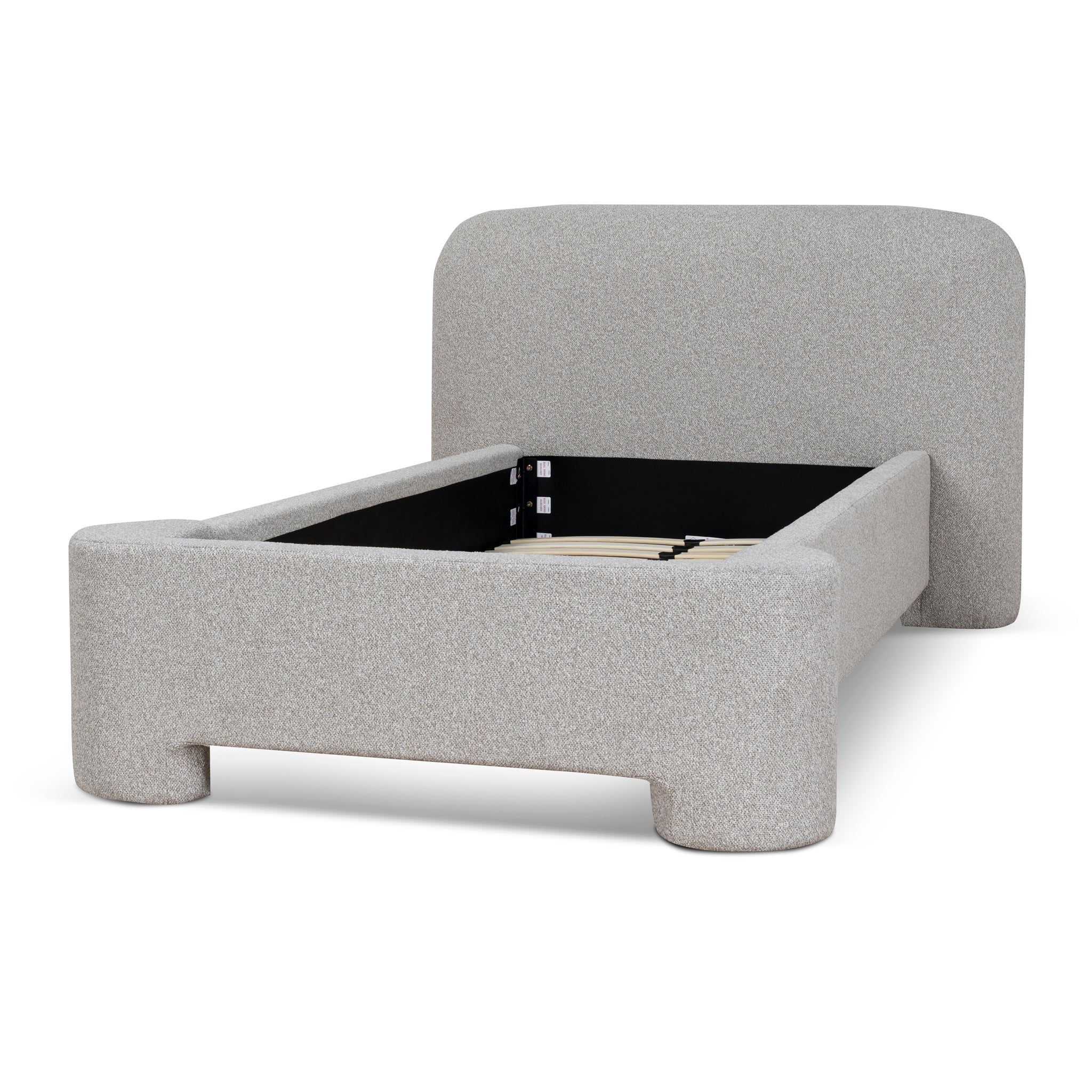 Single Lazio Bed Frame - Clay Grey