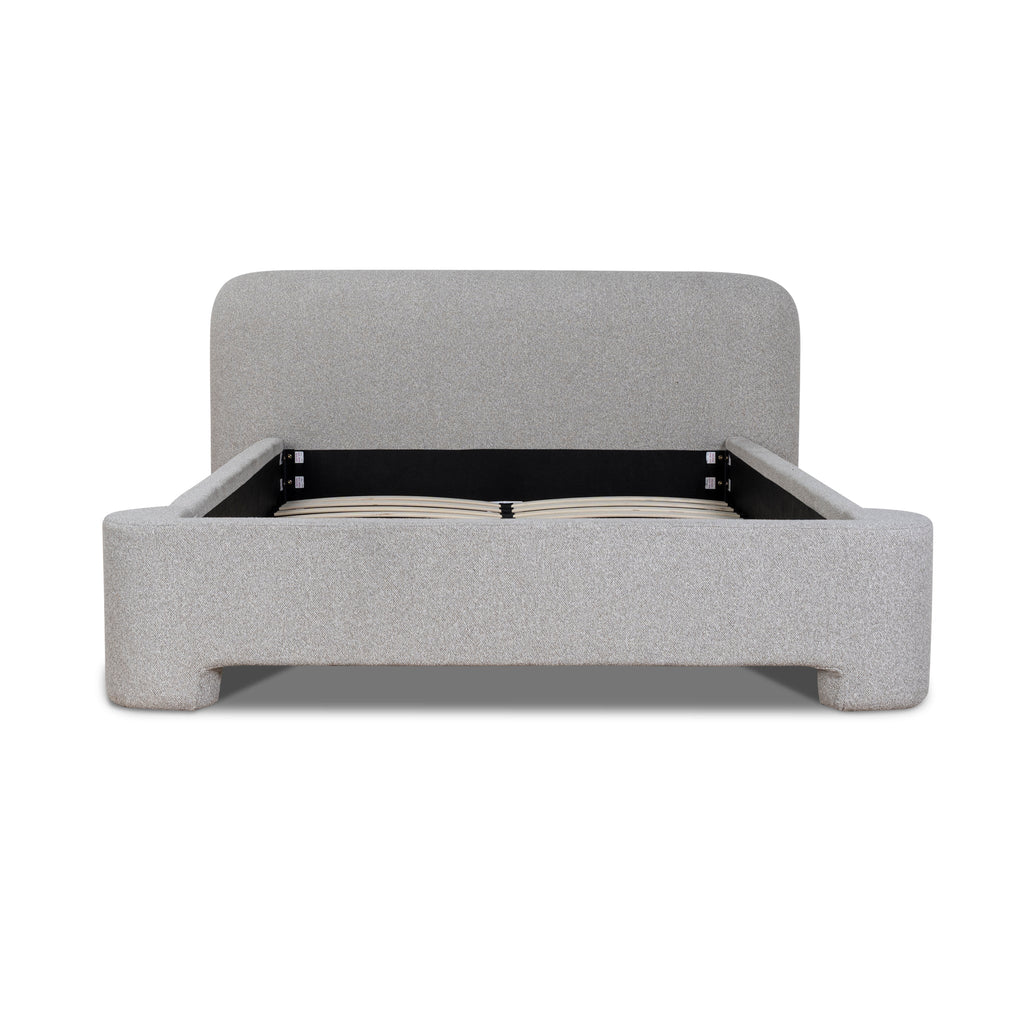 Queen Lazio Bed Frame - Clay Grey