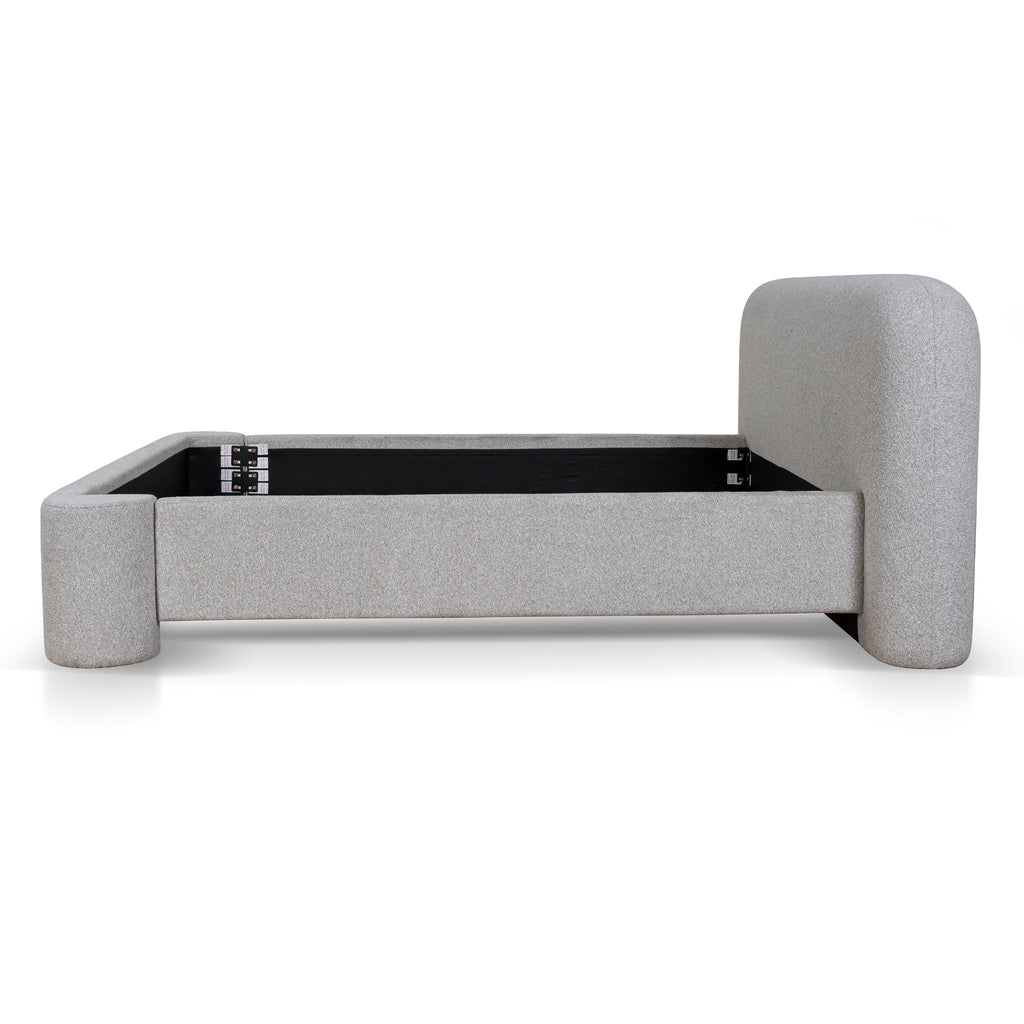 Queen Lazio Bed Frame - Clay Grey