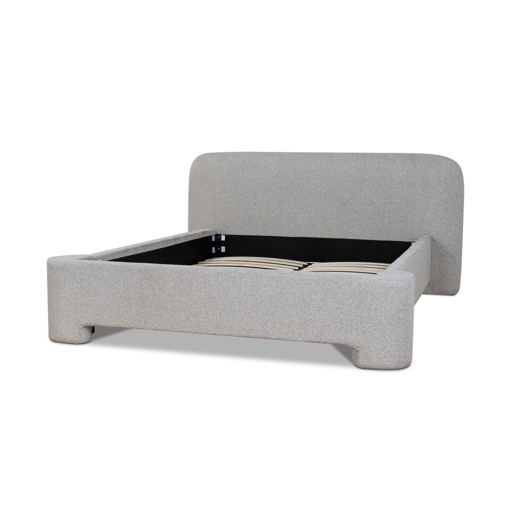 Queen Lazio Bed Frame - Clay Grey