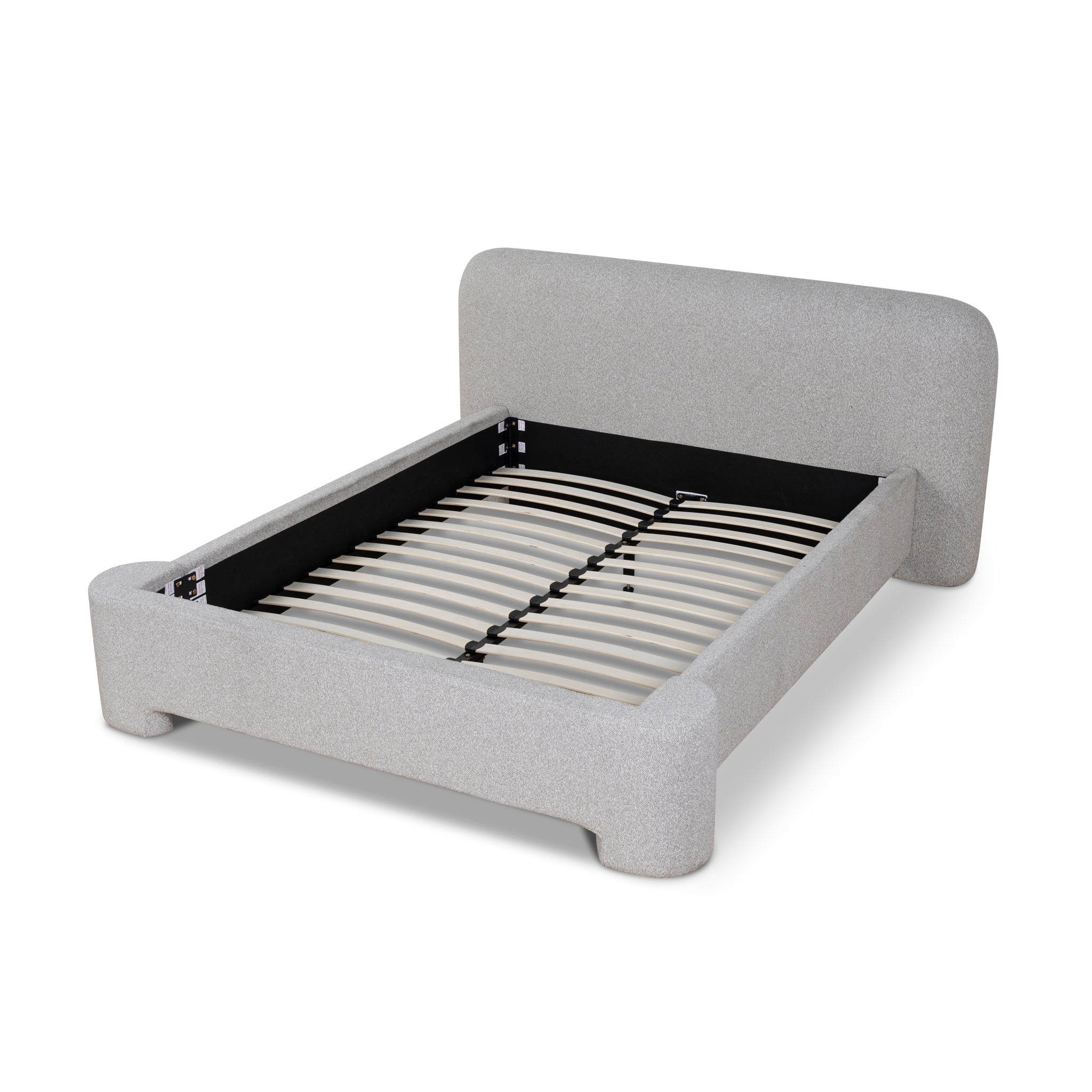 Queen Lazio Bed Frame - Clay Grey