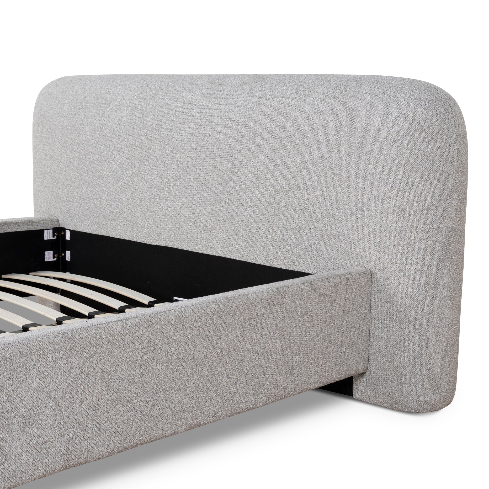 Queen Lazio Bed Frame - Clay Grey